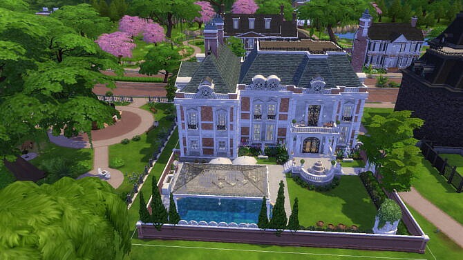 Sims 4 French chateau by Dixie Nourmous at Mod The Sims 4