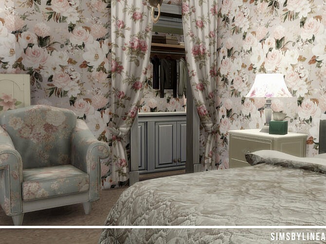 Sims 4 Retro Alma Wheatleys Bedroom by SIMSBYLINEA at TSR