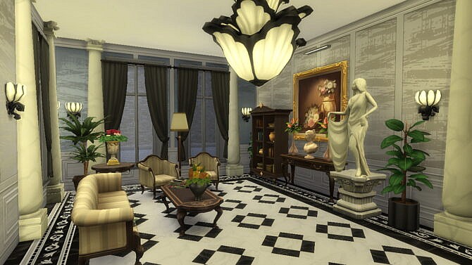 Sims 4 French chateau by Dixie Nourmous at Mod The Sims 4