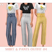 Shirt & Pants Outfit 04 By Black Lily