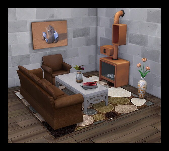 Sims 4 Sofa and Living Chair Leather Recolours by Simmiller at Mod The Sims 4
