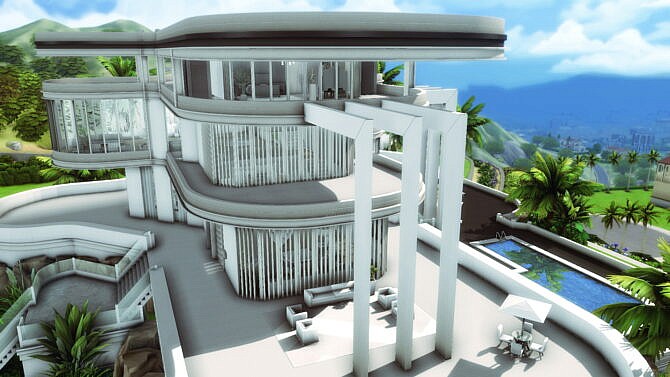Sims 4 Modern Mansion by plumbobkingdom at Mod The Sims 4