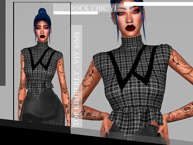 Rock Chic Vi Top Kimberly By Viy Sims