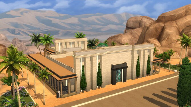 Sims 4 Cool Dunes Mansion by PinkCherub at Mod The Sims 4