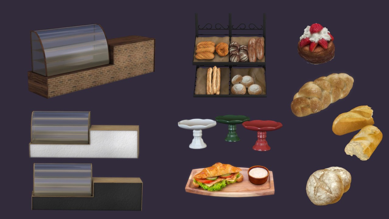 Bakery set at Leo Sims » Sims 4 Updates