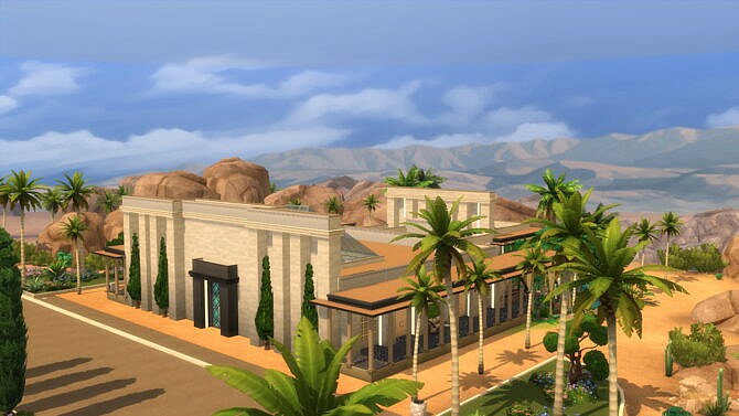 Sims 4 Cool Dunes Mansion by PinkCherub at Mod The Sims 4