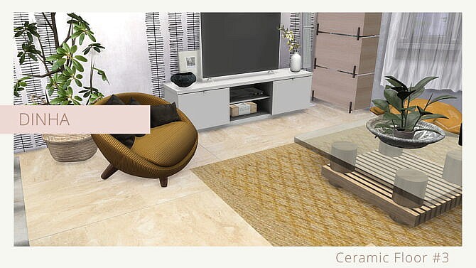 Sims 4 Ceramic Floor #3 at Dinha Gamer
