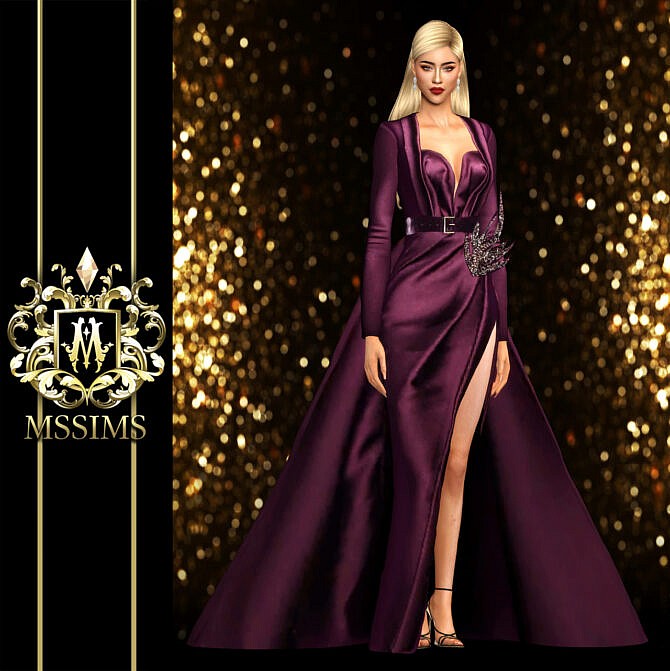 Sims 4 GOWN COUTURE FALL 2016 at MSSIMS