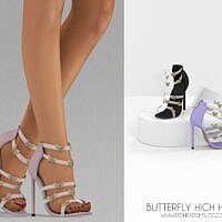 Butterfly High Heels