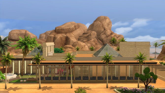 Sims 4 Cool Dunes Mansion by PinkCherub at Mod The Sims 4