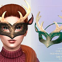 Deer Horns Face Mask For Kids By Dailystorm