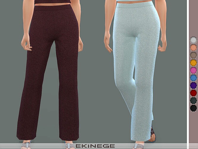 Knit Lounge Pants Set 24 2 By Ekinege