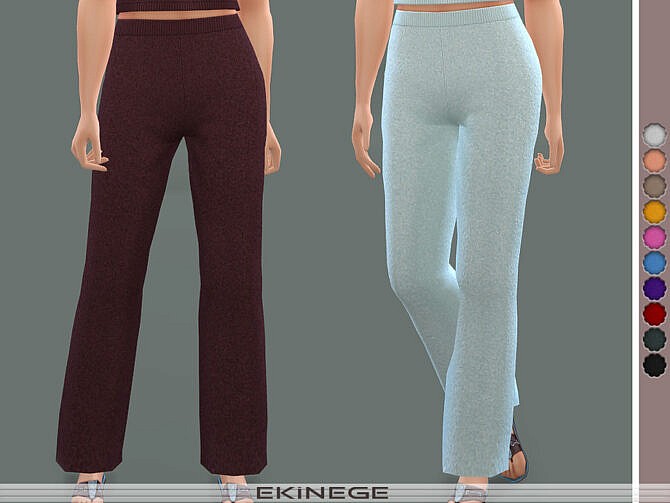 Sims 4 Knit Lounge Pants Set 24 2 by ekinege at TSR