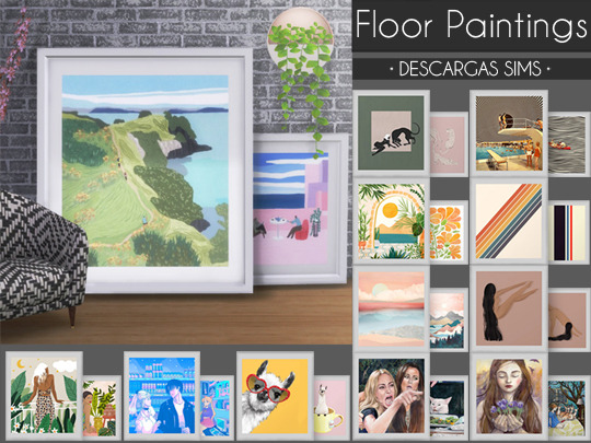Sims 4 Floor Paintings at Descargas Sims