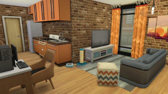Sims 4 Six Functional Trendy Apartments by bradybrad7 at Mod The Sims 4