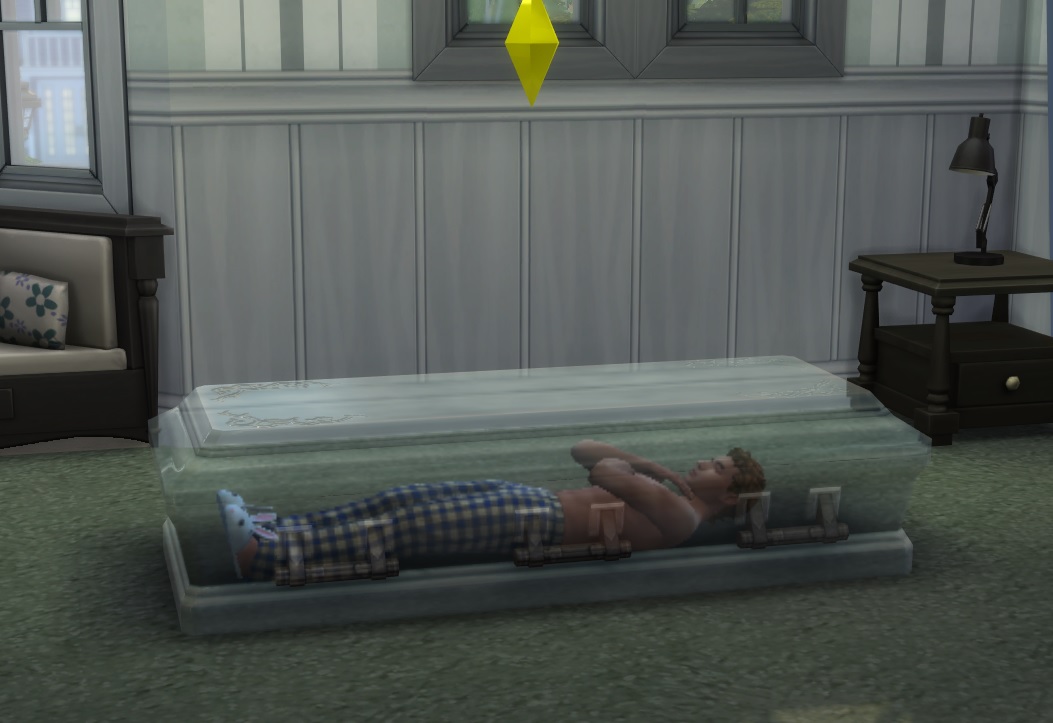 Crystal Coffin Bed by DBCAB at Mod The Sims 4 » Sims 4 Updates