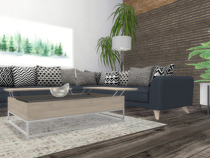 Sims 4 Chandler Living Room by Onyxium at TSR
