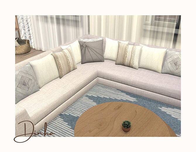 Sims 4 Cozy Set Pillows & Rugs at Dinha Gamer