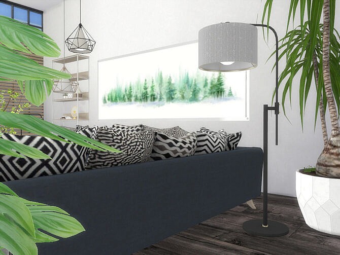 Sims 4 Chandler Living Room by Onyxium at TSR