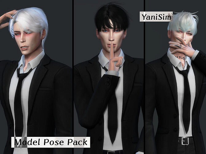 Sims 4 Model Pose Pack by YaniSim at TSR