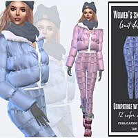 Women’s Ski Pants (suit Detail) By Sims House