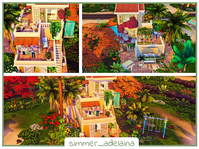 Sims 4 OhanAli Town Corner by simmer adelaina at TSR