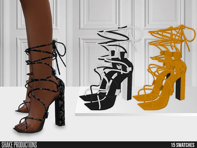 Sims 4 650 High Heel Sandals by ShakeProductions at TSR