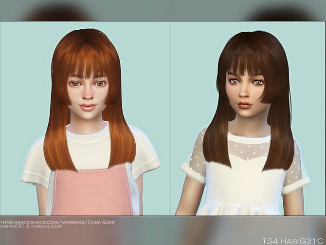 Sims 4 Child Hair G21C by DaisySims at TSR