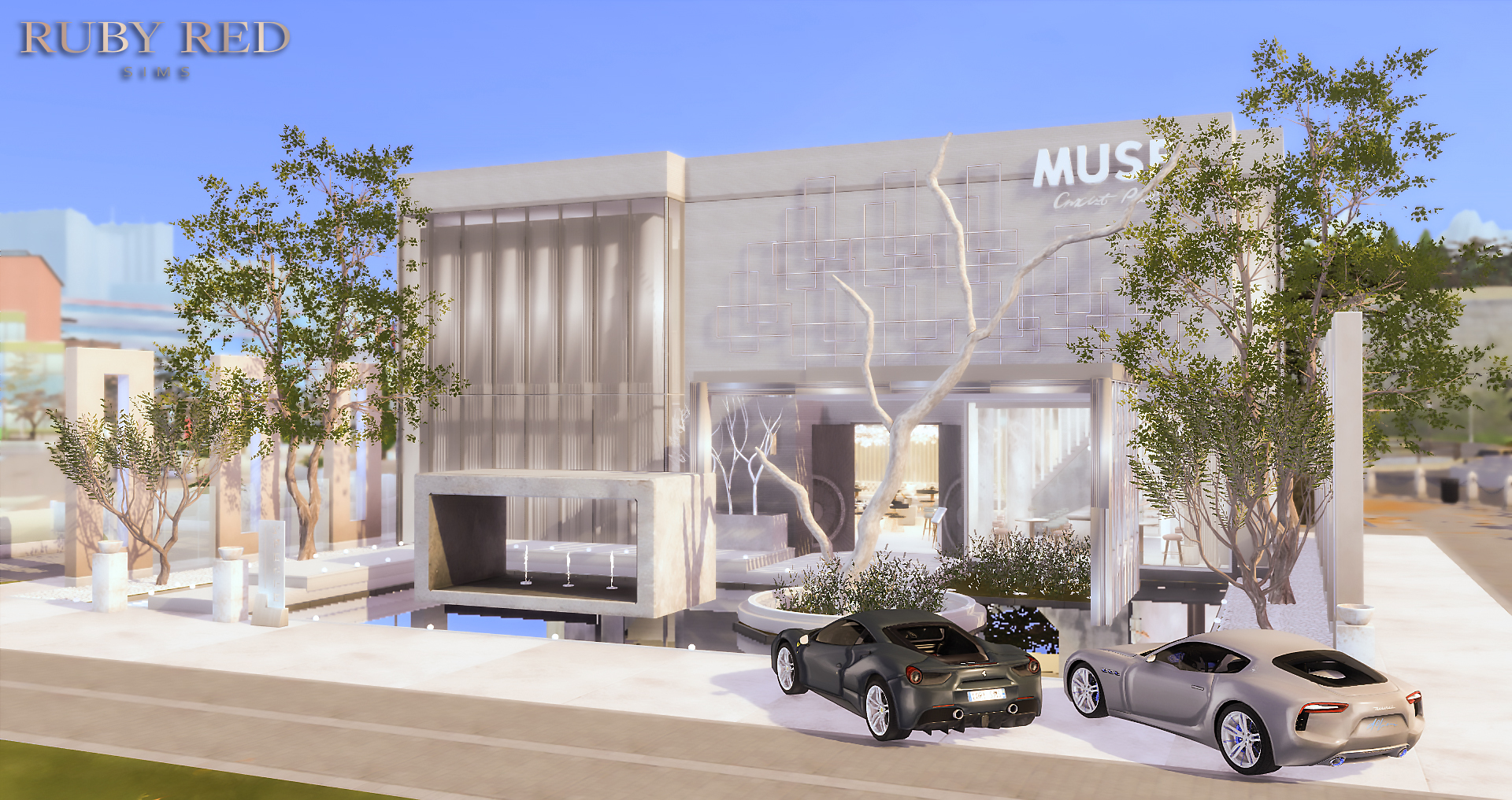 Muse Restaurant + New CC set at Ruby Red » Sims 4 Updates