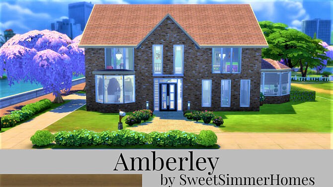 Sims 4 Amberley house by SweetSimmerHomes at Mod The Sims 4