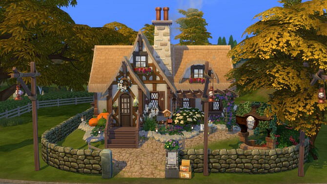 Sims 4 Tiny Witch Cottage 20x20 by bradybrad7 at Mod The Sims 4