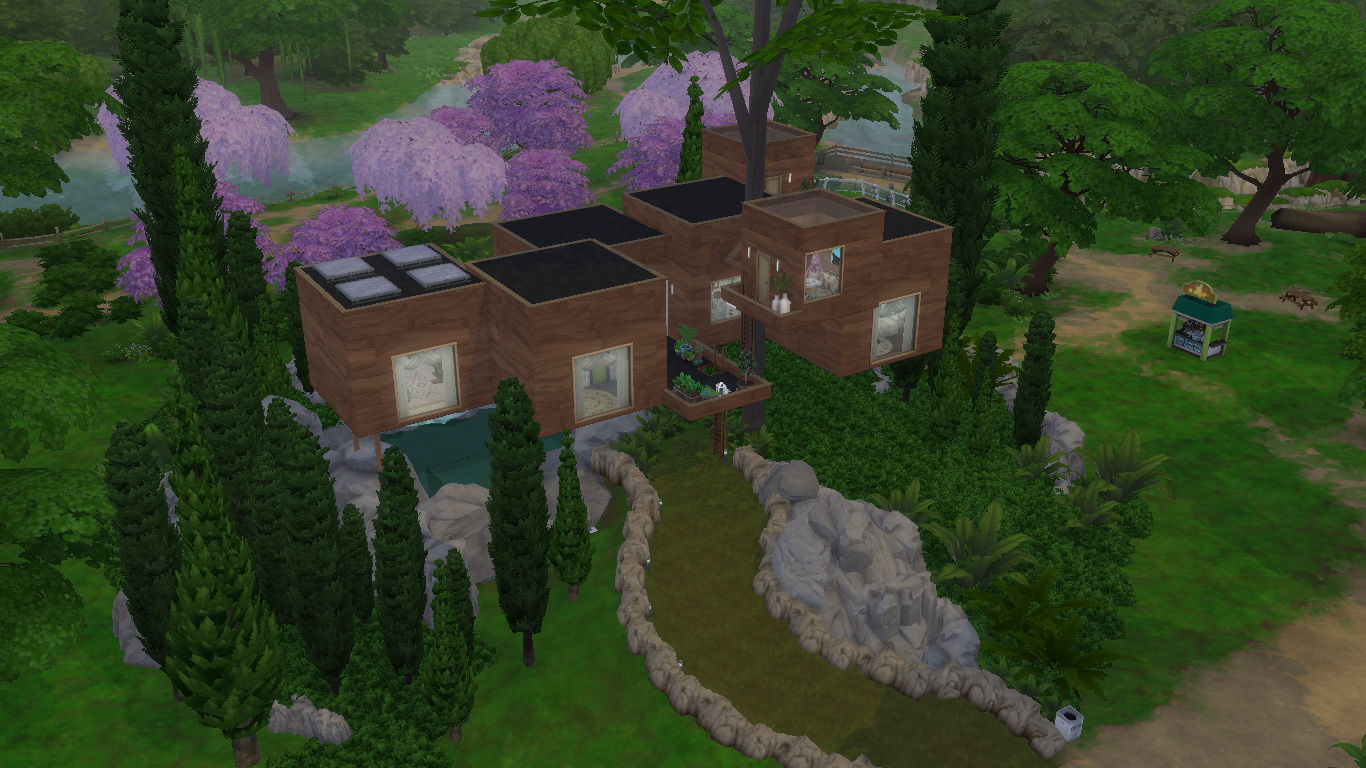 Into the Woods Tree House by Bellusim at Mod The Sims 4 » Sims 4 Updates