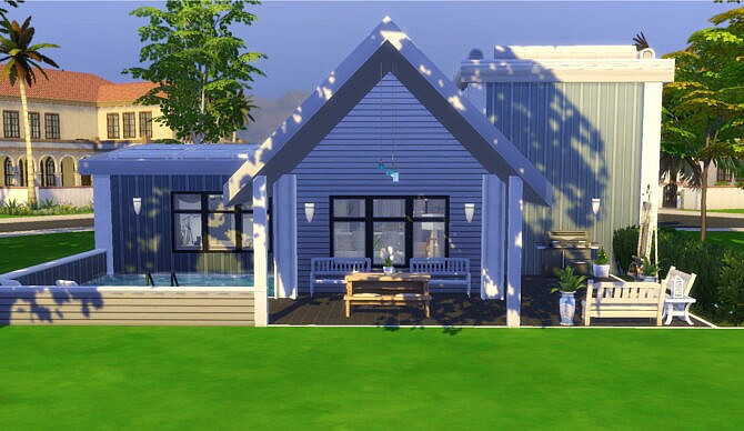 Sims 4 Scandinavian House by yìng yue at The Sims Lover