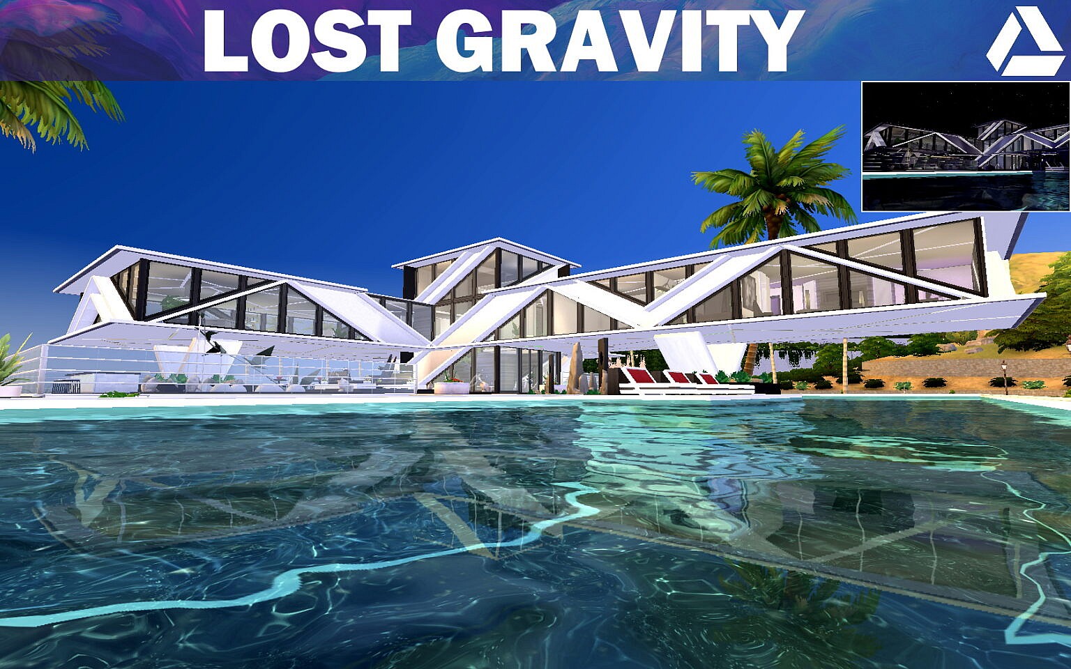 Lost Gravity Modern Futuristic Home by Cicada at Mod The Sims 4 » Sims