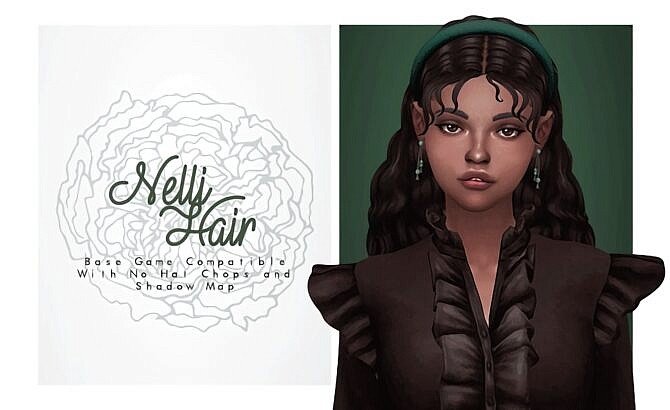 Sims 4 Nelli Hair at Isjao