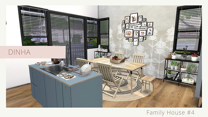 Sims 4 FAMILY HOUSE #4 at Dinha Gamer