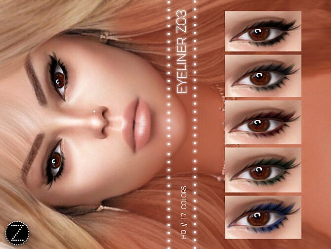 Sims 4 EYELINER Z03 by ZENX at TSR