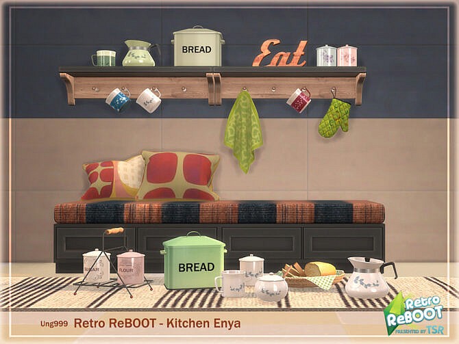 Sims 4 Retro Kitchen Enya Pt. 3 by ung999 at TSR