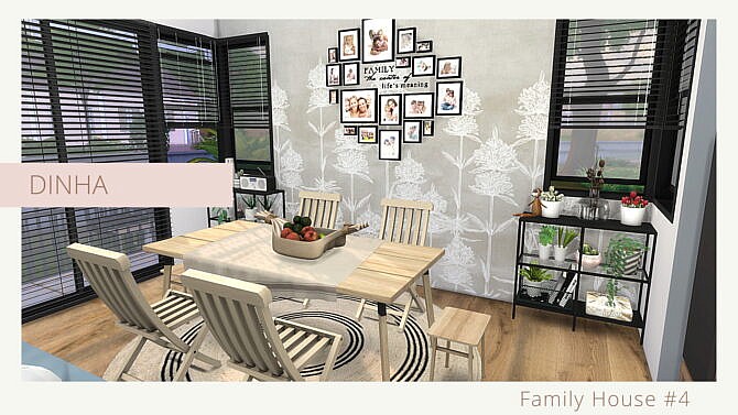 Sims 4 FAMILY HOUSE #4 at Dinha Gamer