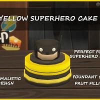 Superhero Bat Cake