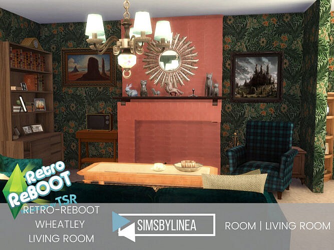 Retro Wheatley Living Room By Simsbylinea