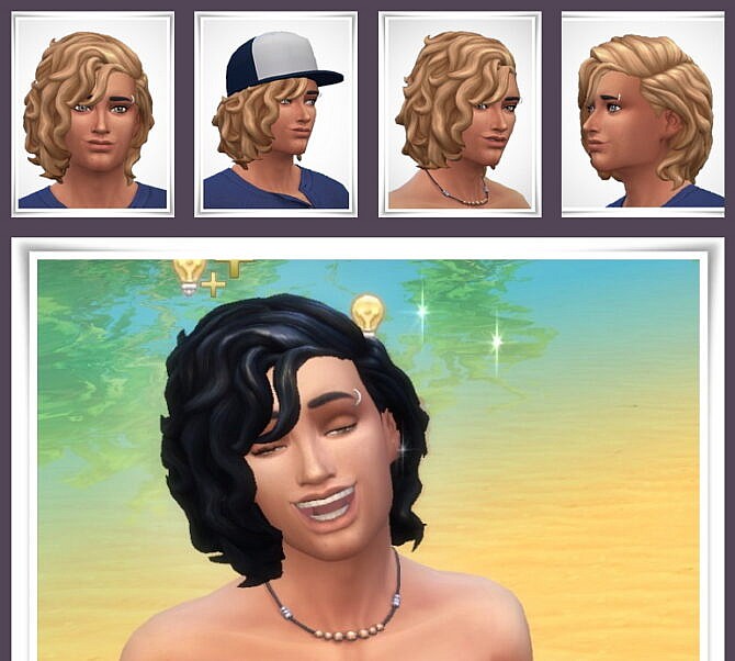 Sims 4 Logan Hair at Birksches Sims Blog