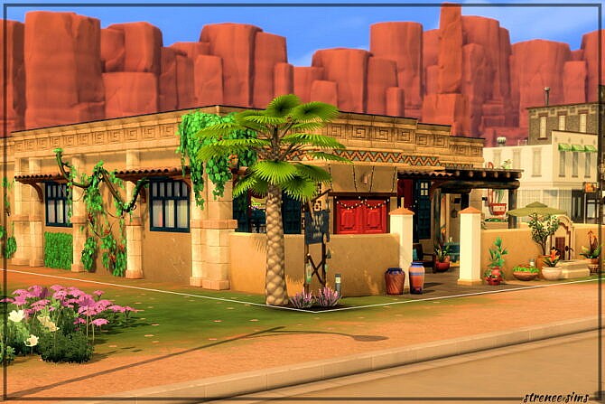 Sims 4 The Lone Cactus Restaurant at Strenee Sims