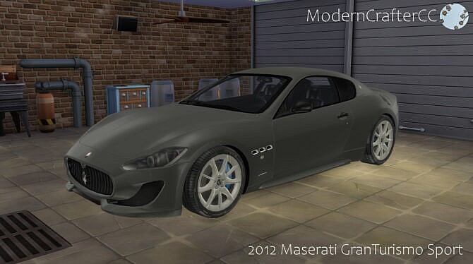 Sims 4 2012 Maserati GranTurismo Sport at Modern Crafter CC