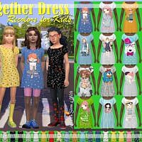 Get Together Dress For Kids Recolors