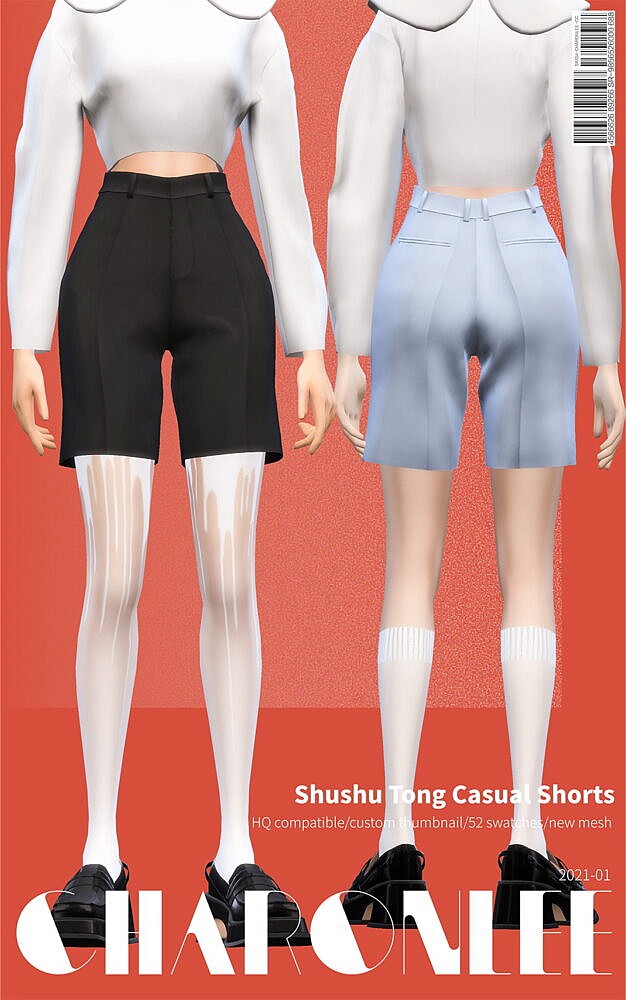 Sims 4 Shushu Tong Casual Shorts at Charonlee