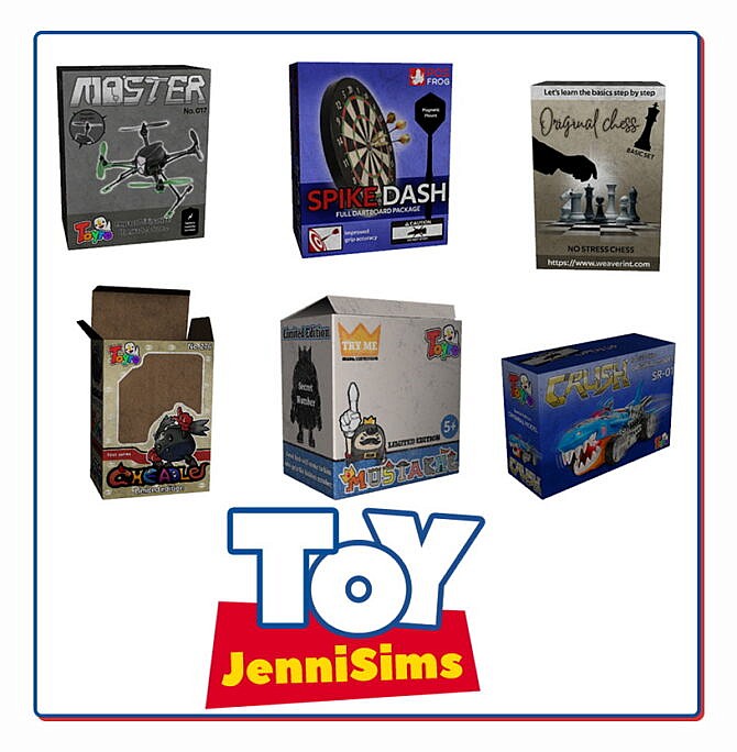 Sims 4 Toy boxes (6 ITEMS) at Jenni Sims