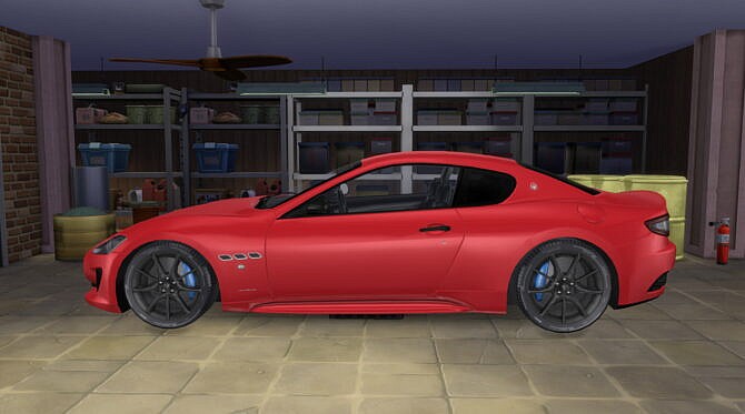 Sims 4 2012 Maserati GranTurismo Sport at Modern Crafter CC
