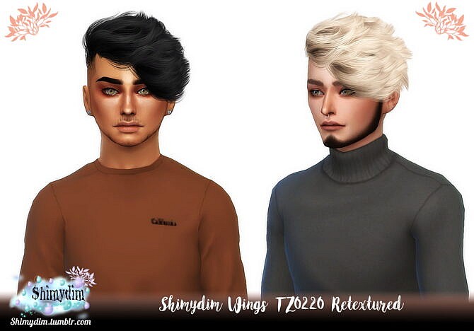 Sims 4 Wings TO0220 Hair Retexture at Shimydim Sims