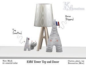 Eiffel Tower Playable Toy And Decor